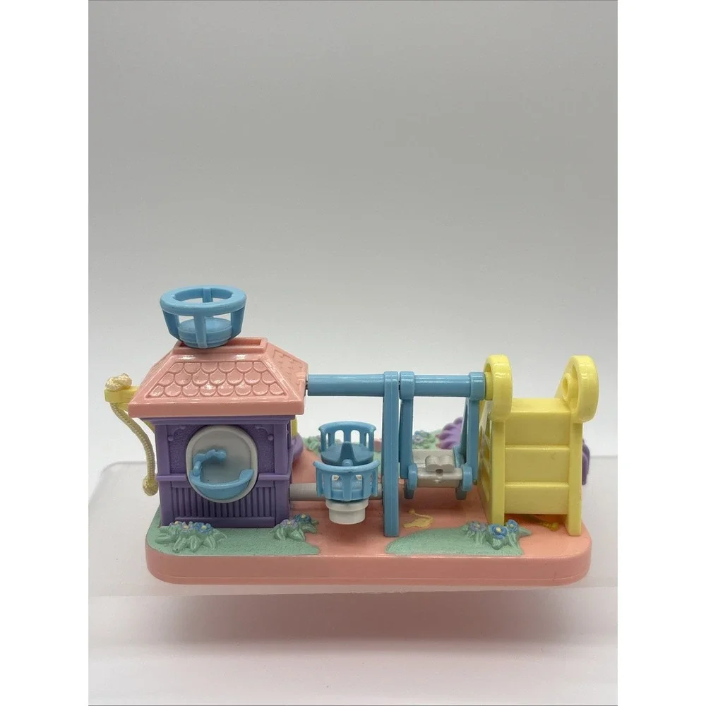 1994 Polly Pocket Mimi And Goo Goos Swingset Playground Bluebird No Dolls